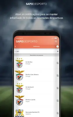 SAPO Desporto android App screenshot 1